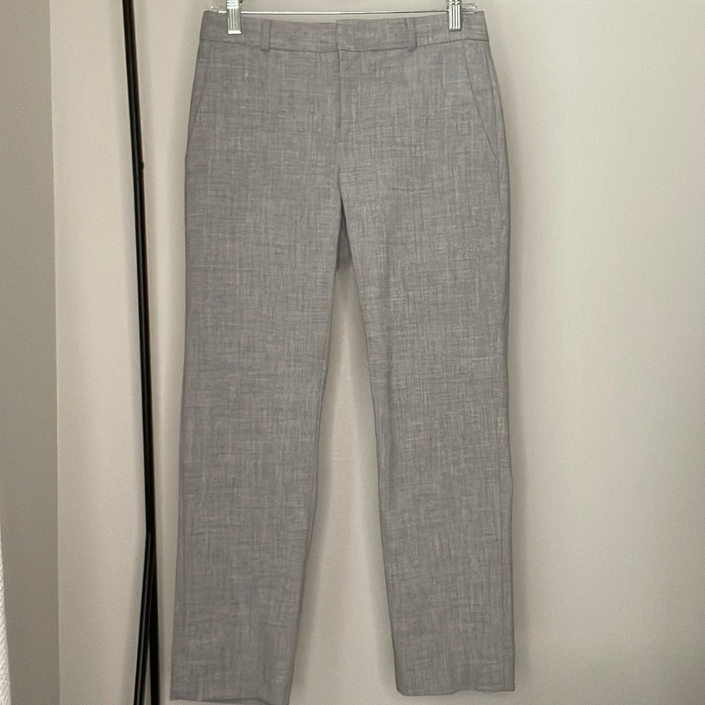 Heather grey Banana Republic Avery suit pants